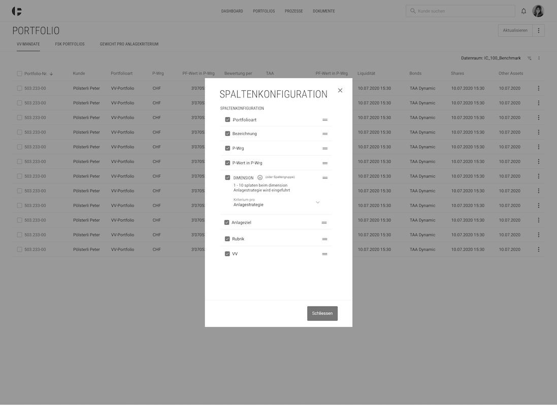 Finnova Investment Cockpit