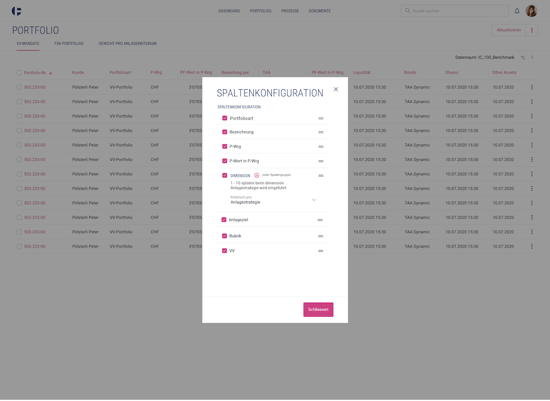 Finnova Investment Cockpit